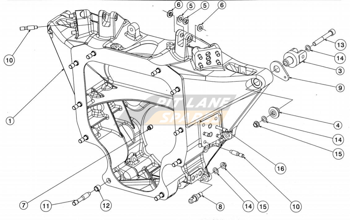 BELLHOUSING ASSY (JUDD) Diagram